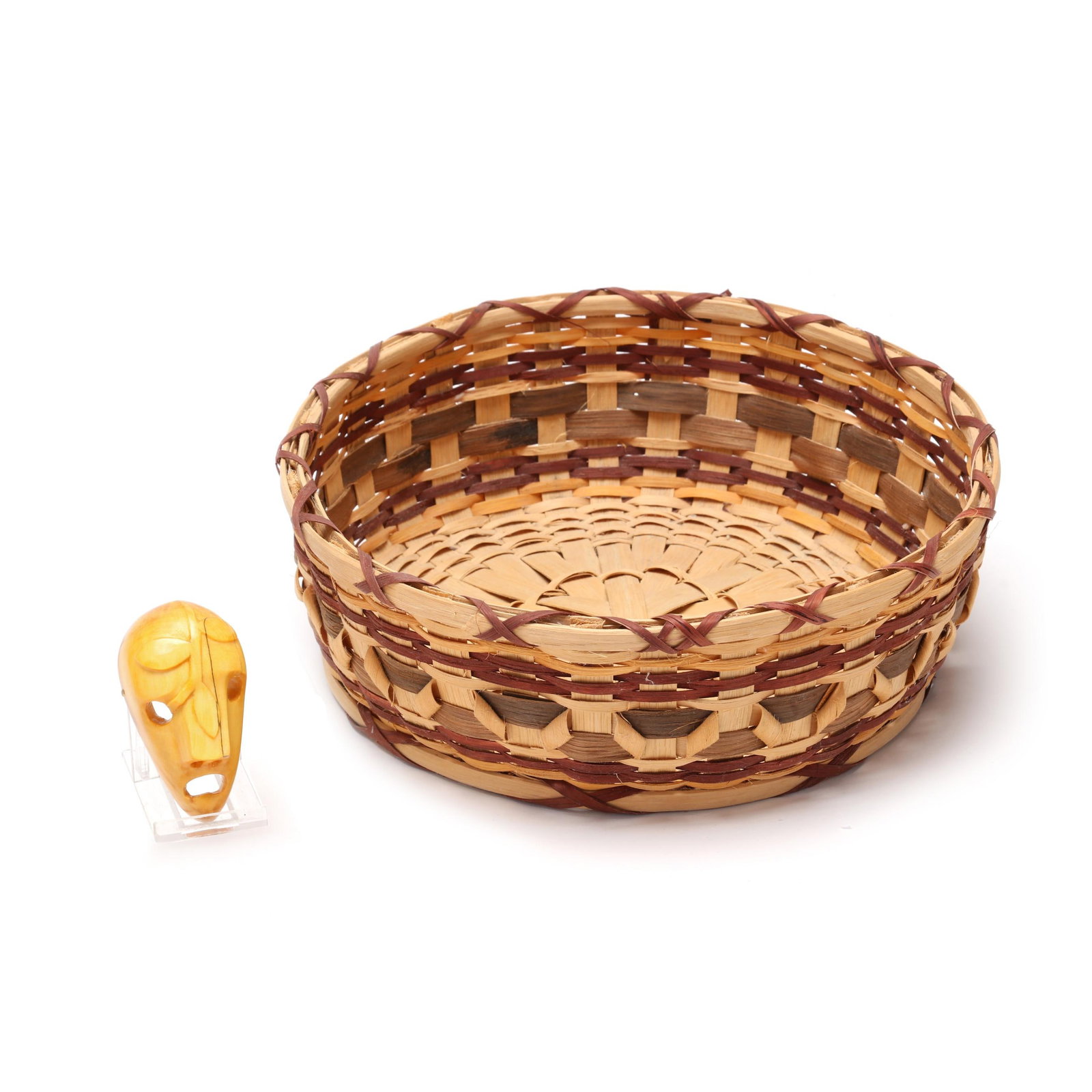 Two Qualla Arts & Crafts Cherokee Works, Faye Junaluska and Davis Welch (1 of 11)