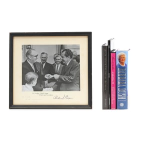 Group of Autographed Books and Photograph