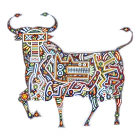 Chroma aka Rick Wolfryd (American/Mexican, b. 1953), El Toro The Bull