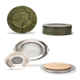 Group of Modern Italian Serving Accessories
