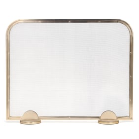Art Deco Style Gilt Metal Fire-Screen