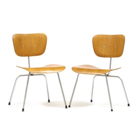 Charles and Ray Eames, Pair of DCM Chairs