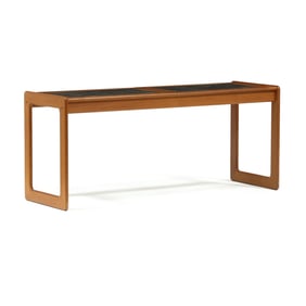 Danish Teak and Glass Console / Sofa Table