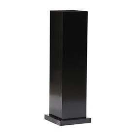 Contemporary Black Lacquered Display Pedestal