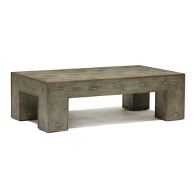 Modern History, Faux Shagreen Cocktail Table