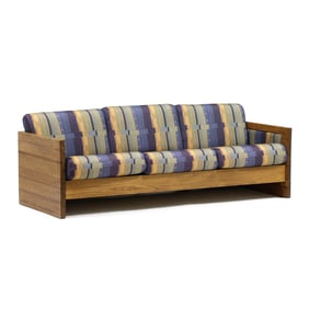 Mid-Century Oak Sofa