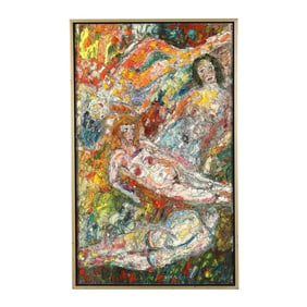 Herbert Art (American, 1910-1996), Four Nude Studies- Symphony of Colors and Designs