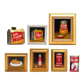 Charles Wehringer (American, 20th Century), Five Miniature Americana Paintings