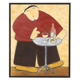 Hanne Holze (German), Man with Bottle