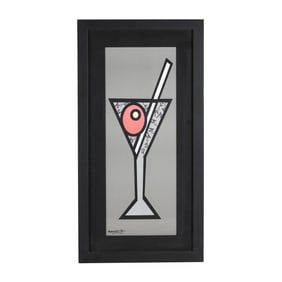 Romero Britto (b. 1963), Martini Anyone?