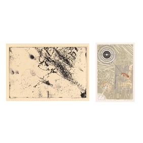 Two Contemporary Prints, Including Flo Hatcher and Robert Mueller