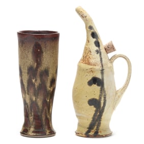 Kent McLaughlin (NC, d. 2021), Two Fork Mountain Pottery Vessels