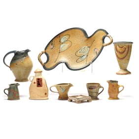 Nick Joerling (Bakersville, NC), Assembled Ceramic Tableware Set