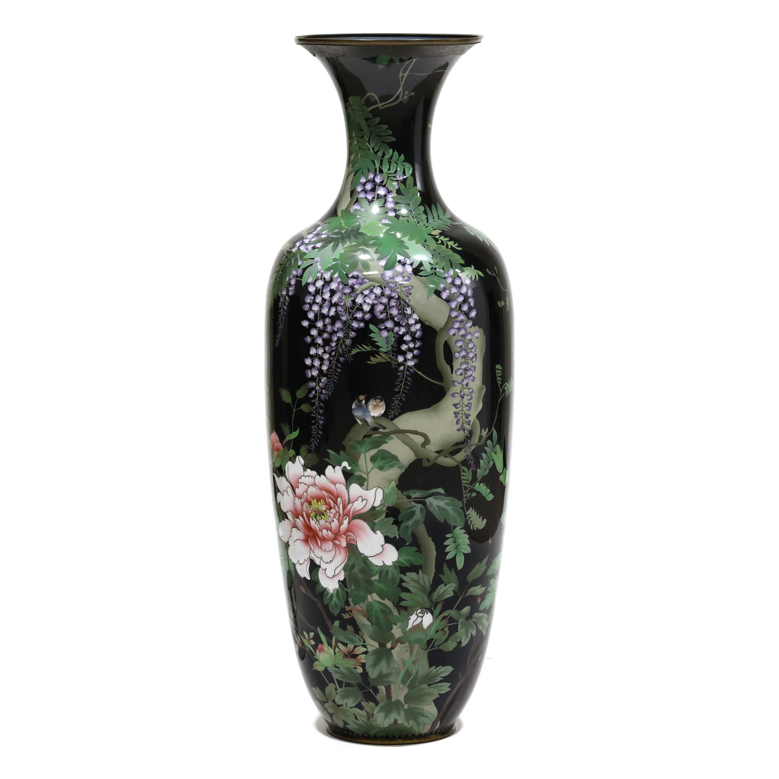A Palace Size Japanese Cloisonne Vase (1 of 14)