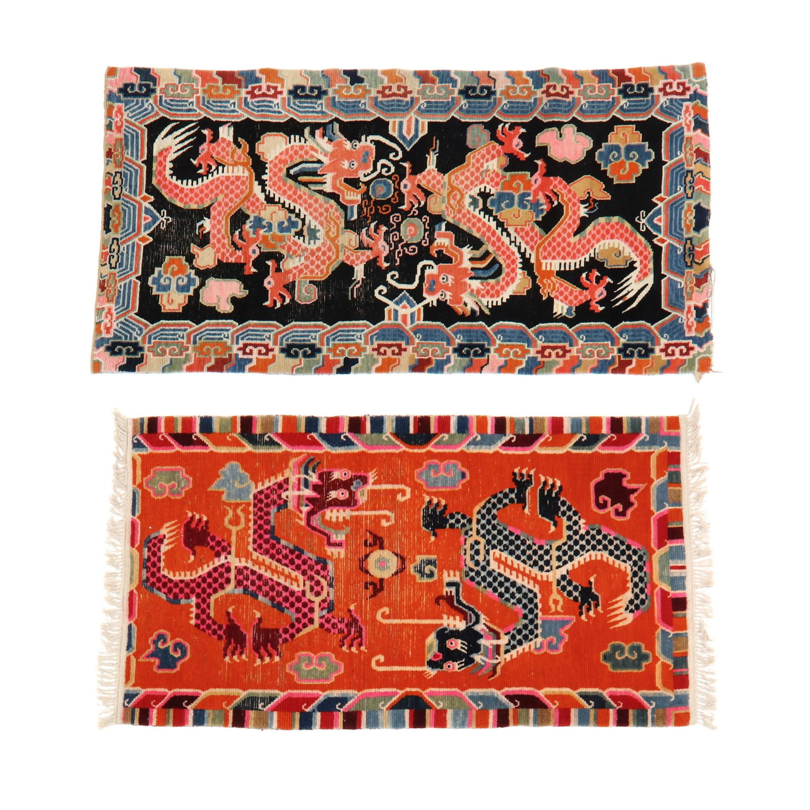 Two Tibetan Dragon Area Rugs (1 of 7)