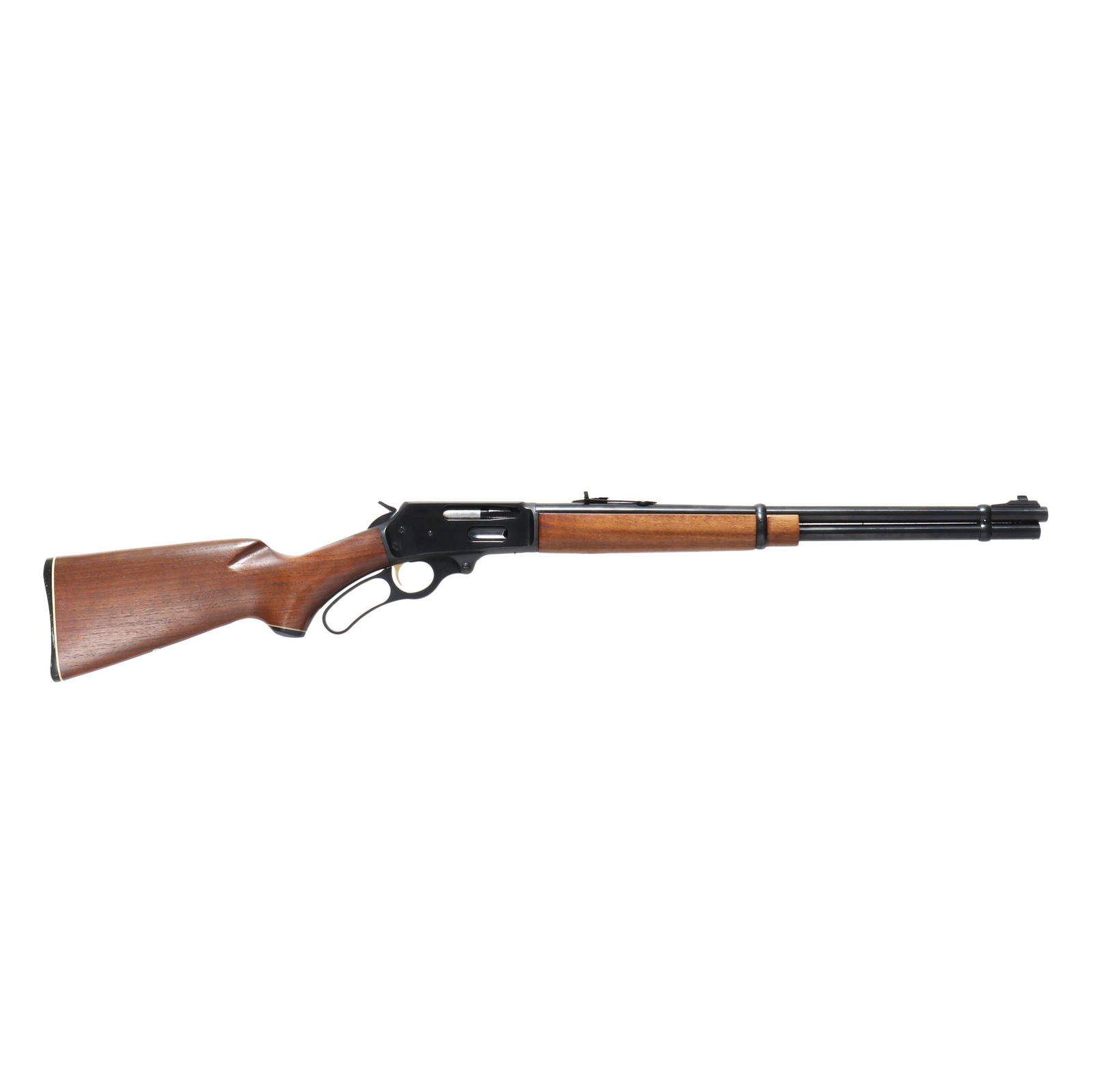 Marlin Model 336 .30-30 Lever-Action Rifle: Marlin Model 336 .30-30 Lever-Action RifleSerial number 72123082 present on top tang of receiver, text of THE MARLIN FIREARMS CO. NORTH HAVEN CONN. U.S.A. EST. 1870 - MICRO-GROOVE BARREL - MOD. 336 CA
