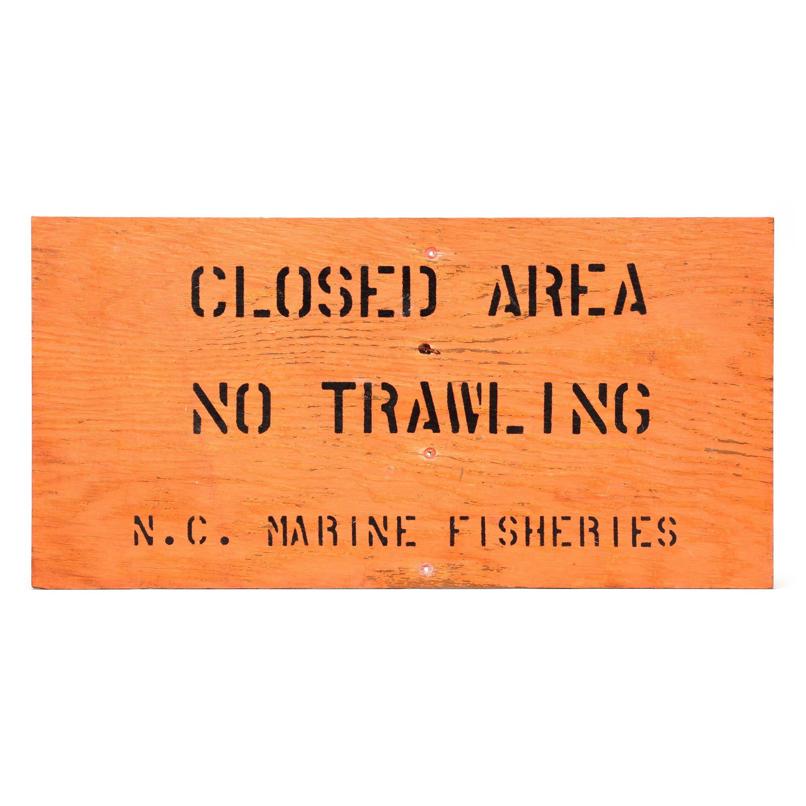 Closed Area No Trawling Sign from Rose Bay