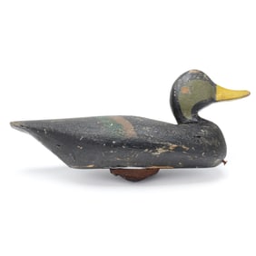 Ned Burgess (NC, 1868-1958), Published Black Duck from Dr. Yates Barbour Rig