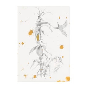 Bob Timberlake (NC, b. 1937)  My Corn Study
