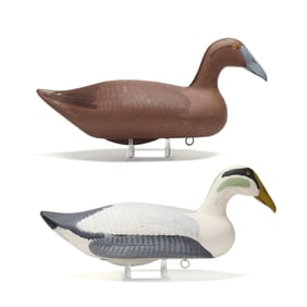 Harry Jobes (MD, 1936-2019), Pair of Eiders
