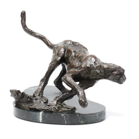 Kenneth Bunn (American, 1938-2020), Running Cheetah