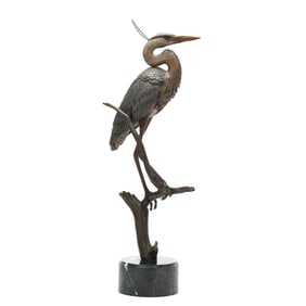 David H. Turner (VA, b. 1961),  Great Blue Heron (Half Size)