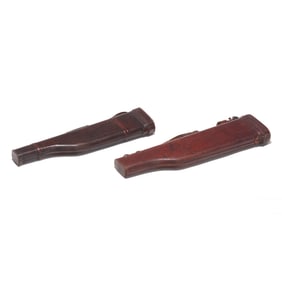 Two Vintage Leg O' Mutton Breakdown Cases
