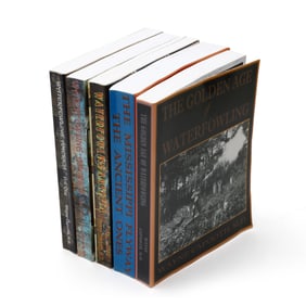 Five Waterfowling Books by Wayne Capooth, Including Two Signed Limited Editions