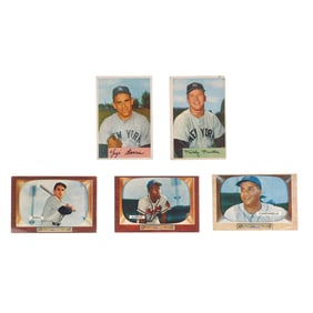 Five Important Bowman Baseball Cards
