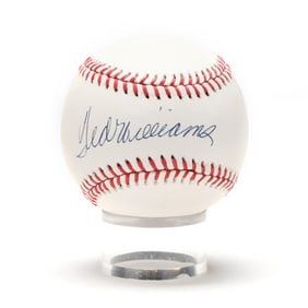 Ted Williams Signed Baseball