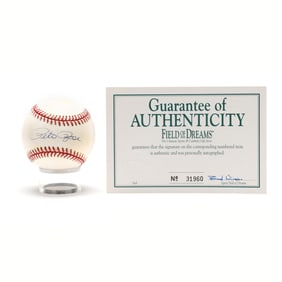 Pete Rose Signed Baseball With Guarantee of Authenticity