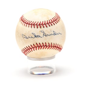 Edwin “Duke?? Snider Signed Baseball