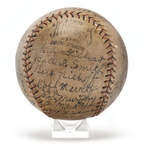 Early 1920s Signed Baseball