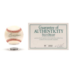 Earl Weaver Signed Baseball With Guarantee of Authenticity