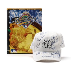 New York Yankees Team Signed Hat from the 1996 World Series