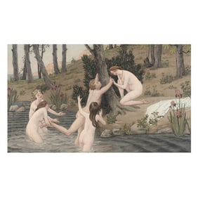 Bryson Burroughs (American, 1869-1934), Hylas and the Nymphs