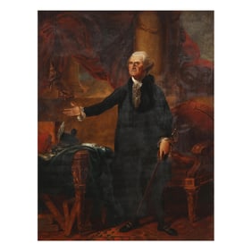 After Gilbert Stuart (American, 1755-1828), George Washington (The Lansdowne Portrait)