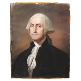 After Gilbert Stuart (American, 1755-1828), Portrait of George Washington