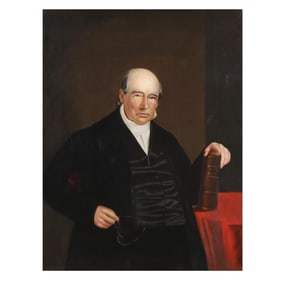 American School (Mid 19th Century), Portrait of Dr. Thomas Curtis