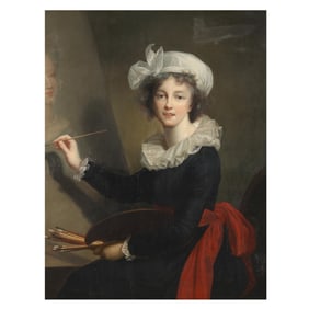 After Louise Elisabeth Vigee Le Brun (French, 1755-1842), Self Portrait of the Artist