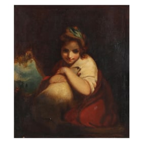 After Sir Joshua Reynolds (British, 1723-1792), The Careful Shepherdess