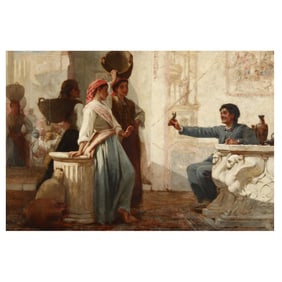 Frank William Warwick Topham, Jr. (British, 1838-1924), The Antiquities Dealer
