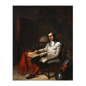 Dutch School (17th Century), A Navigator in His Study