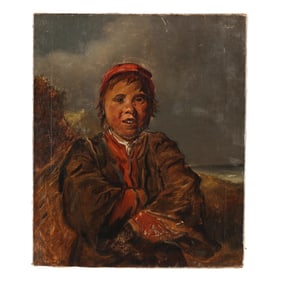 Alfred Bryant Copeland (American, 1840-1909), The Fisher Boy