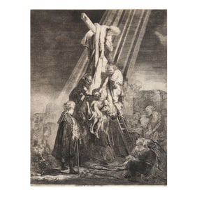 Rembrandt van Rijn (Dutch, 1606-1669), The Descent from the Cross: Second Plate