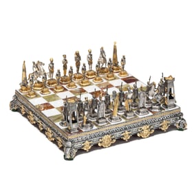 La Bottega del Vasari, Romans Versus Egyptians Chess Set