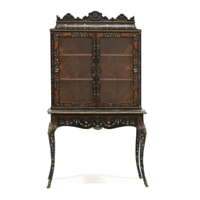 Napoleon III Boule Inlaid Escritoire Bookcase
