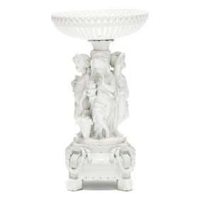 Meissen, Blanc de Chine Porcelain Four Seasons Centerpiece