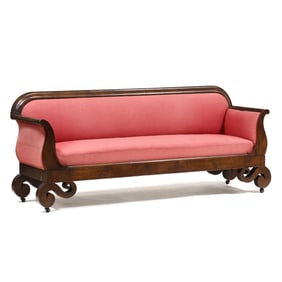 American Classical Mahogany Sofa