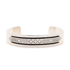 Sterling Silver Cuff Bracelet, Bruce Morgan